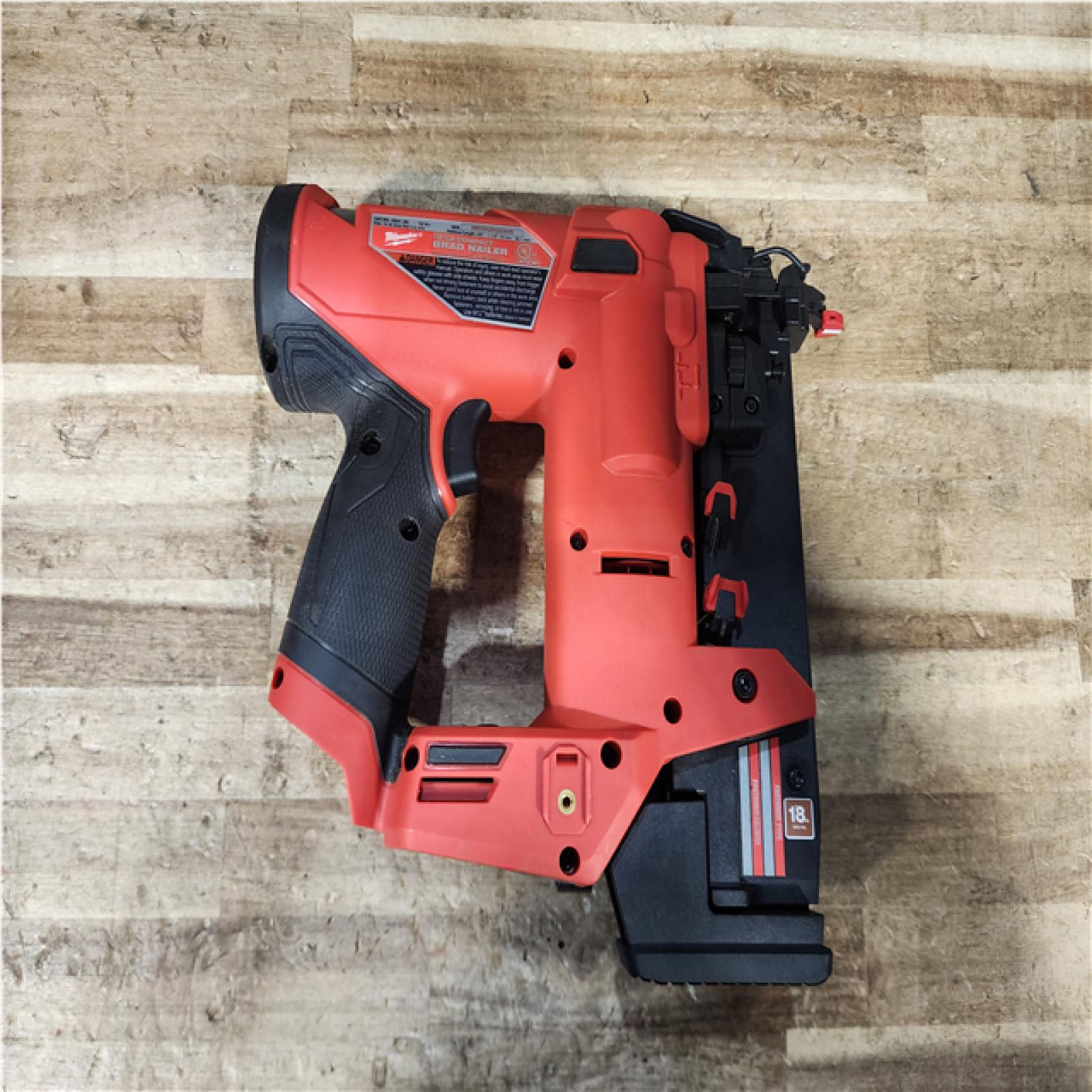 Houston Location AS-IS Milwaukee FUEL 12-Volt Lithium-Ion Brushless Cordless 18-Gauge 1-1/2 in. Compact Brad Nailer (Tool Only)