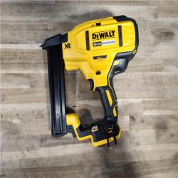 HOUSTON LOCATION - AS-IS DeWALT DCN681D1 20-Volt MAX 18ga Cordless Brushless Narrow Crown Stapler Kit w/ BATTERY & CHARGER