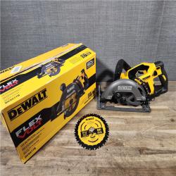HOUSTON LOCATION - AS-IS (APPEARS LIKE NEW) DEWALT FLEXVOLT 60V MAX Cordless Brushless 7-1/4 in. Wormdrive Style Circular Saw (Tool Only)