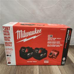 NEW- M18 18-Volt Lithium-Ion XC Starter Kit with Two 5.0Ah Batteries and Charger