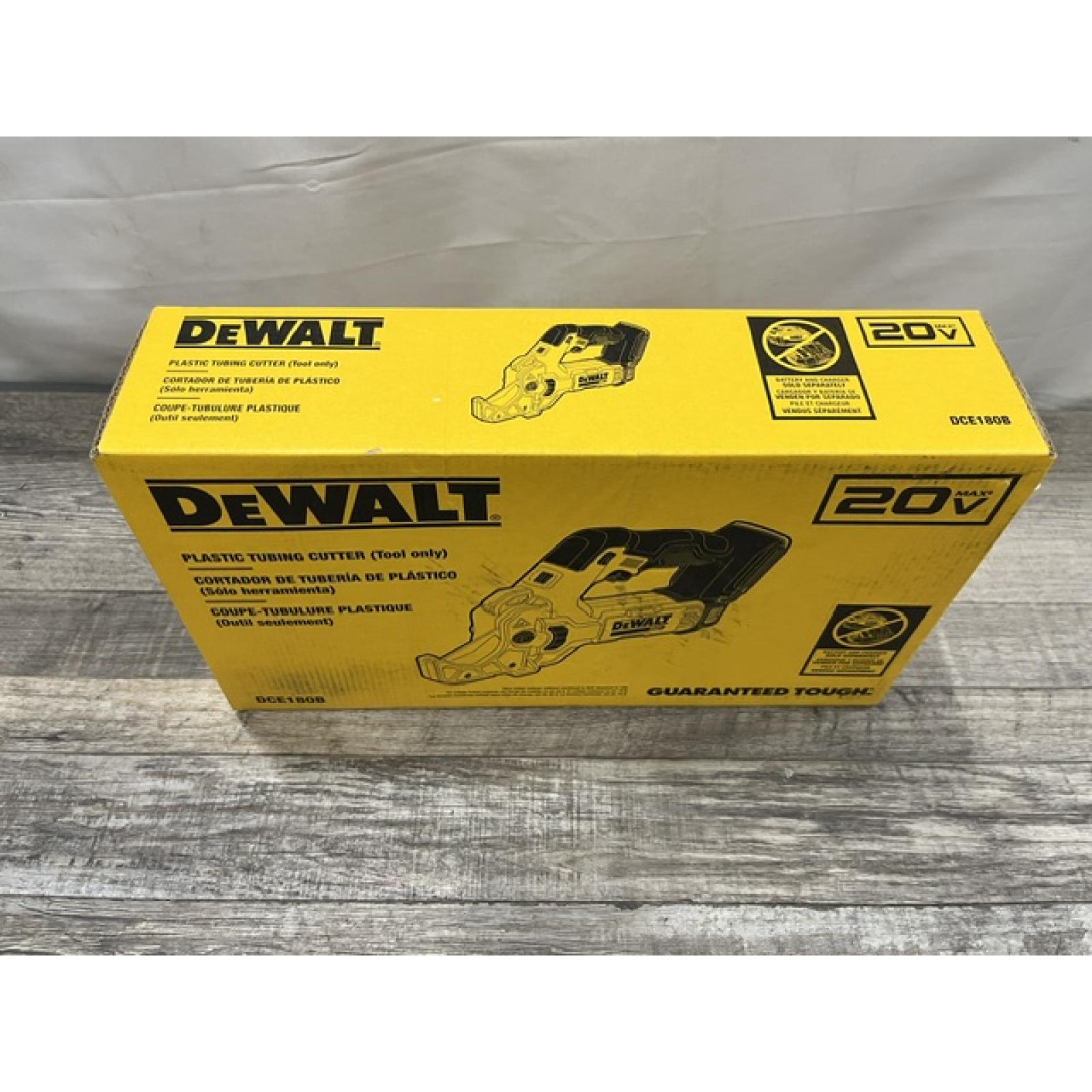 NEW - DEWALT 20V MAX Cordless Plastic Tubing Cutter (Tool Only)
