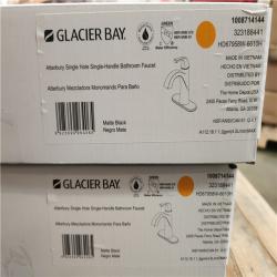 Phoenix NEW Glacier Bay Atterbury Single Hole Single-Handle High-Arc Bathroom Faucet in Matte Black Pallet (36-Faucet) RV: $3 924