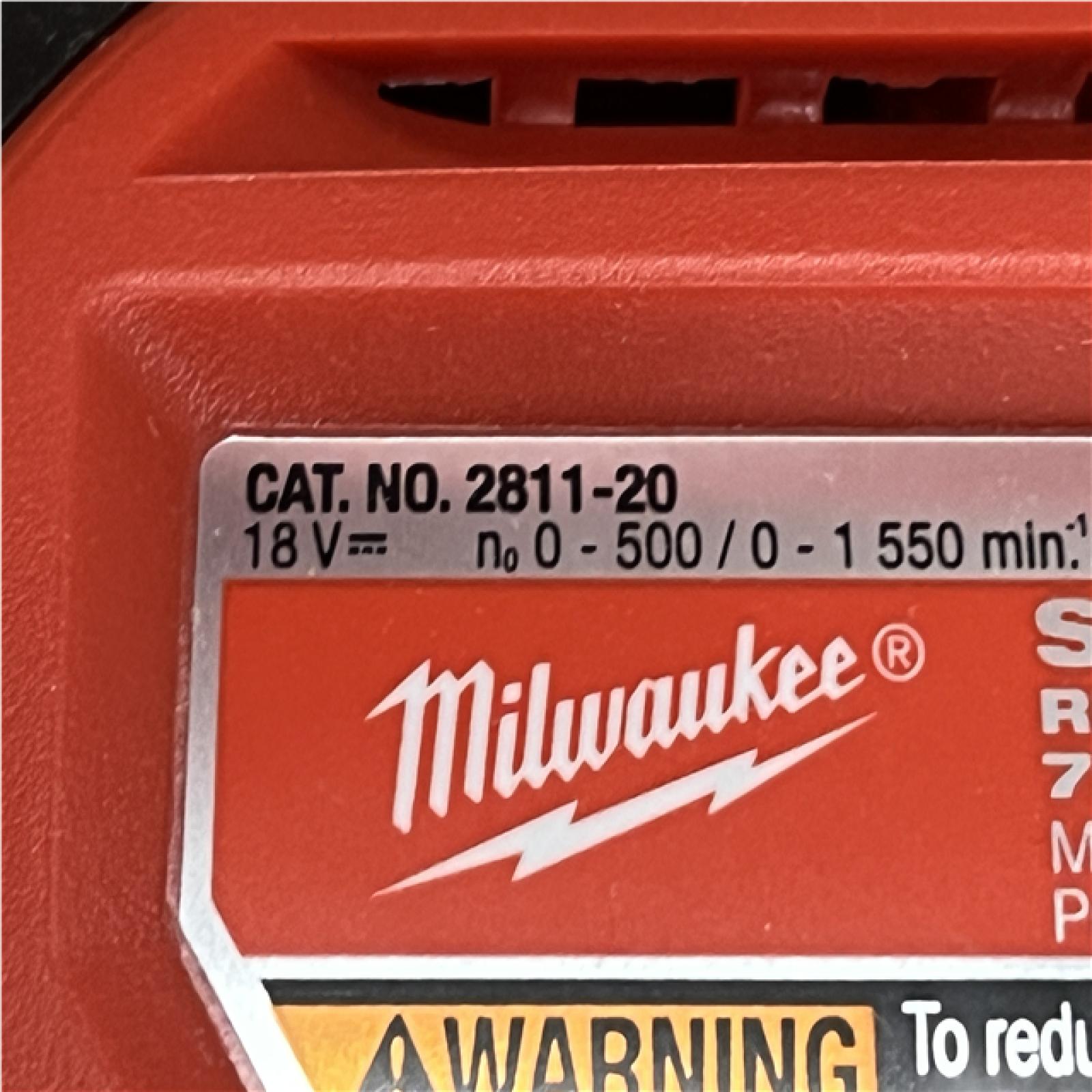 AS-IS Milwaukee FUEL 18V Lithium-Ion Brushless Cordless GEN 2 SUPER HAWG 7/16 in. Right Angle Drill (Tool-Only)