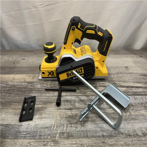AS-IS DEWALT 20V MAX XR Cordless Brushless 3-1/4 in. Planer (Tool Only)