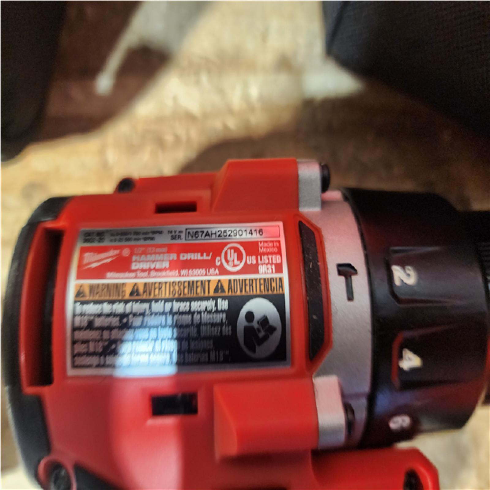 Houston Location AS-IS Milwaukee Drill and Battery with Charger / DeWalt Drill and Battery with Charger