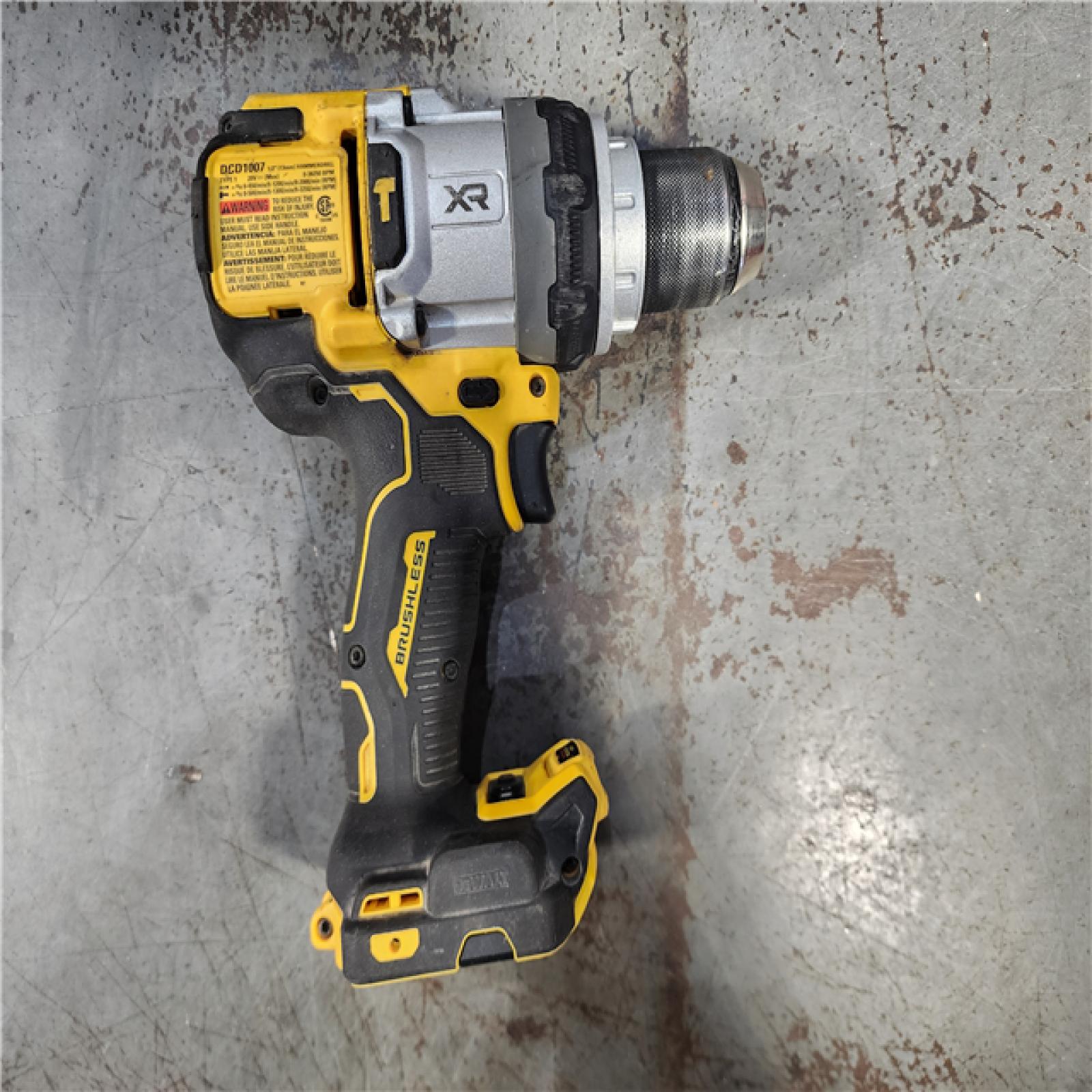 HOUSTON LOCATION - AS-IS DEWALT 20V XR Lithium-Ion Cordless Hammer Drill Kit with 8.0 Ah Battery, Charger and Kit Bag