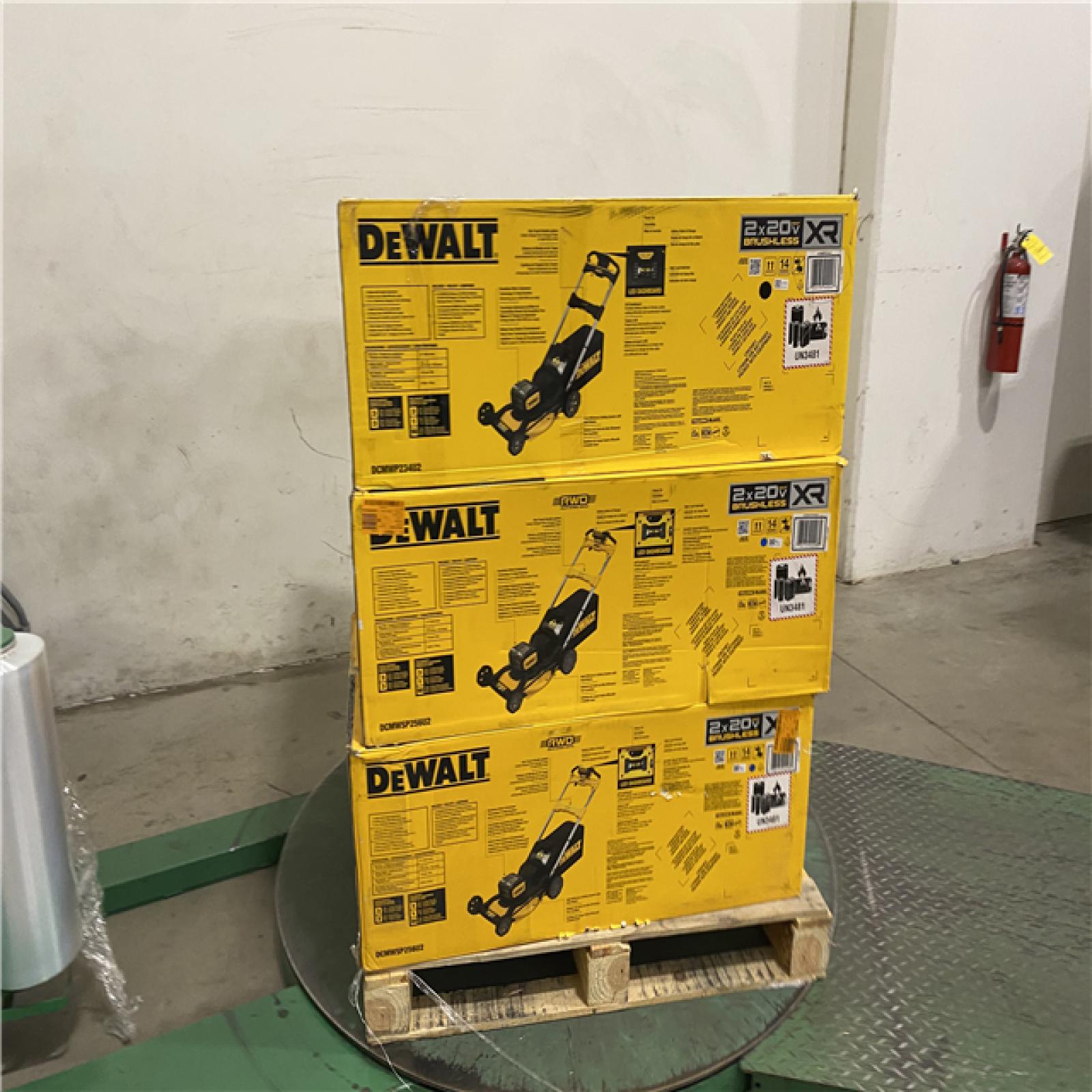 Dallas Location - As-Is DEWALT Lawn Mower Pallet(Lot Of 6)