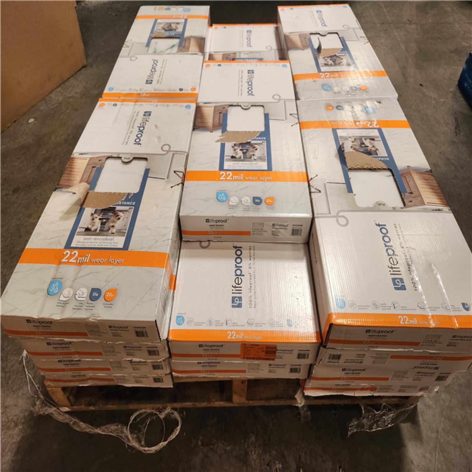 Phoenix Location NEW Lifeproof Brookfield Marble 22 MIL x 11.9 in. W x 23.8 in. L Click Lock Waterproof Vinyl Tile Flooring (407 sqft/23 case)