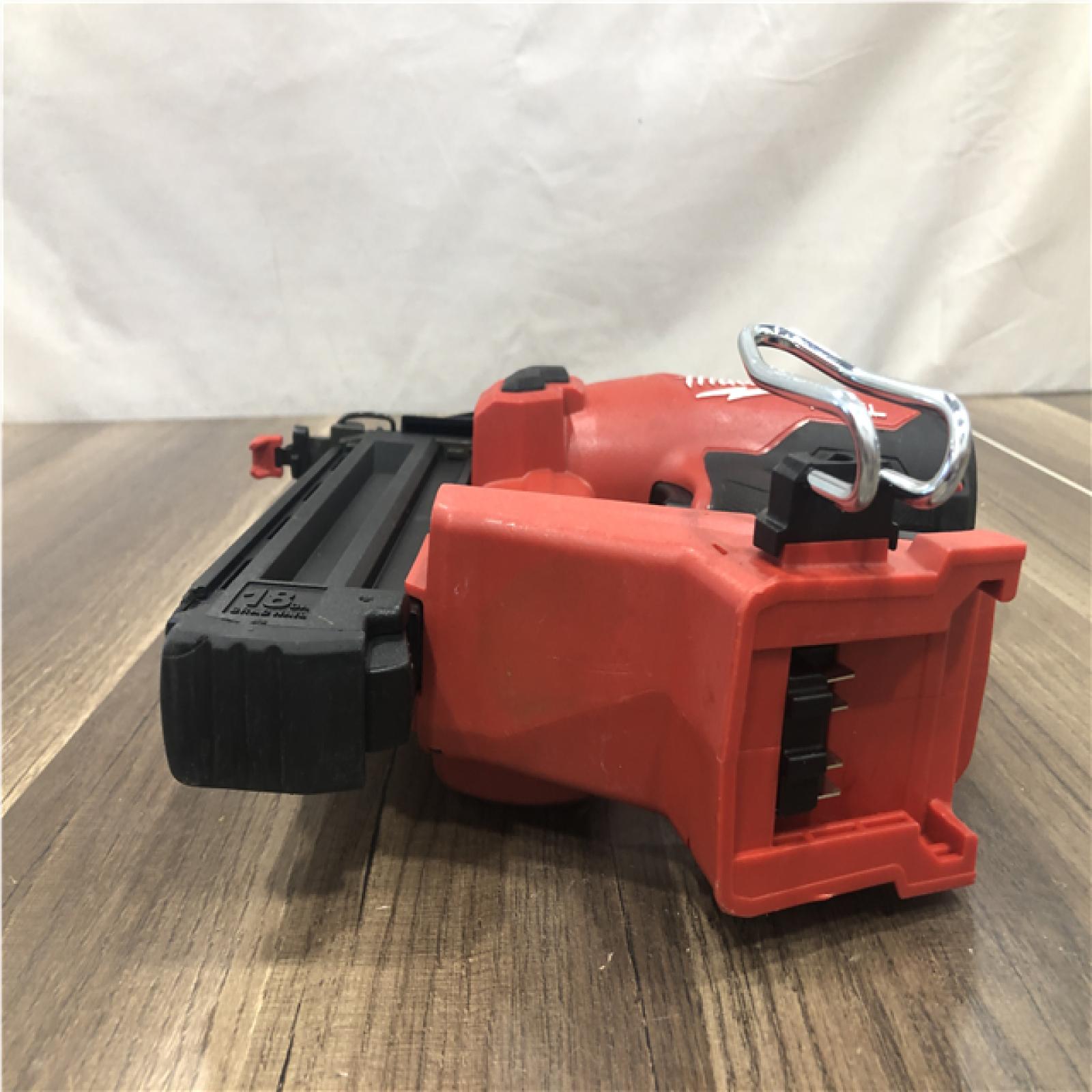 AS-IS  Milwaukee FUEL 18-Volt Lithium-Ion Brushless Cordless Gen II 18-Gauge Brad Nailer (Tool-Only)