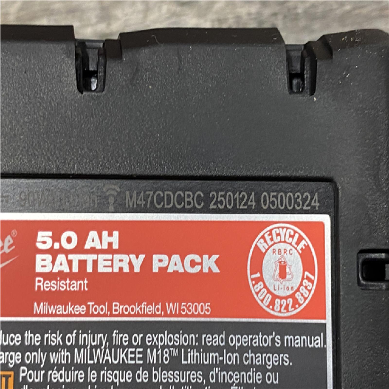 AS-IS Milwaukee FUEL 18V Lithium-Ion Brushless Cordless 1/2 in. Impact Wrench w/Friction Ring Kit