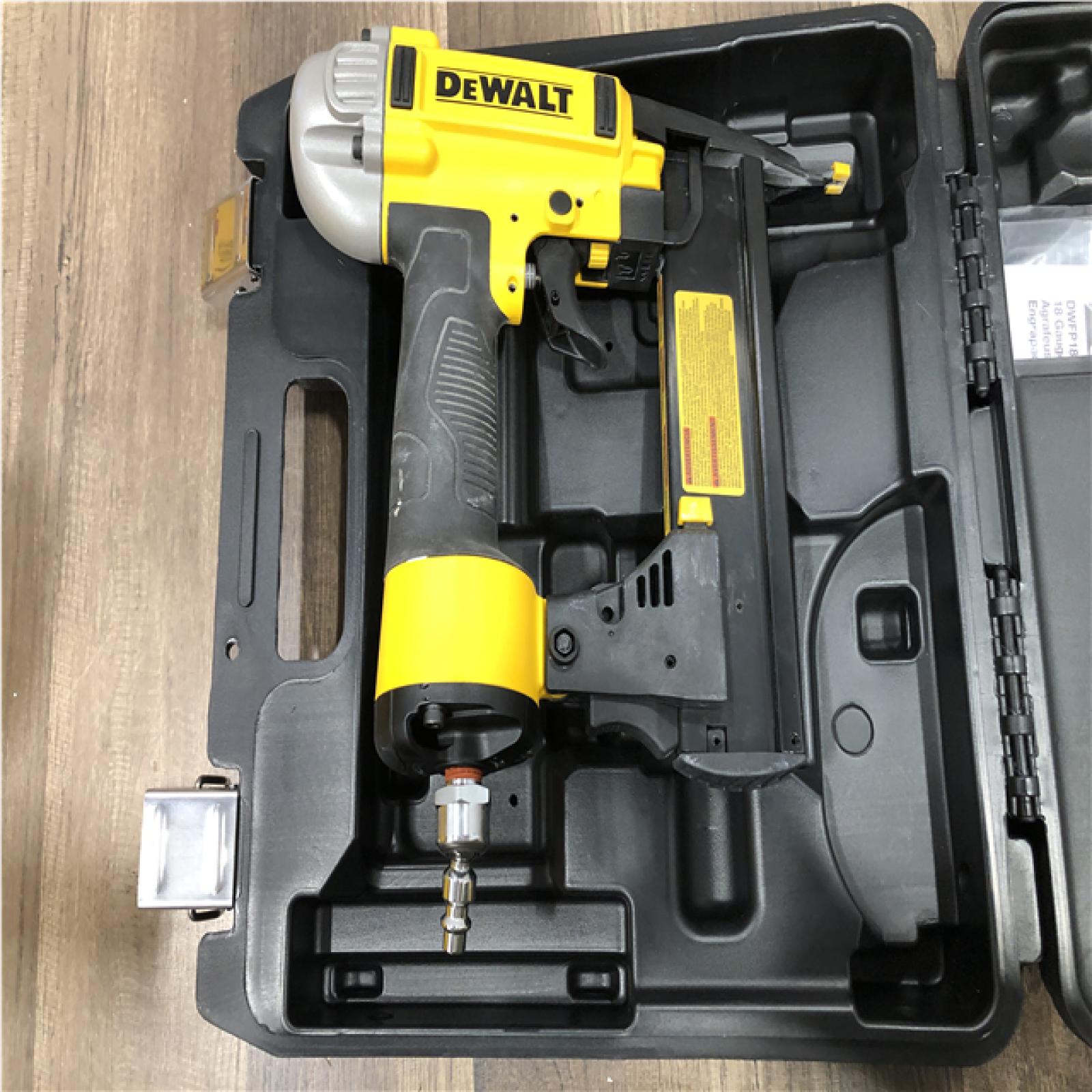 AS-IS DEWALT Pneumatic 18-Gauge 1/4 in. Crown Corded Stapler