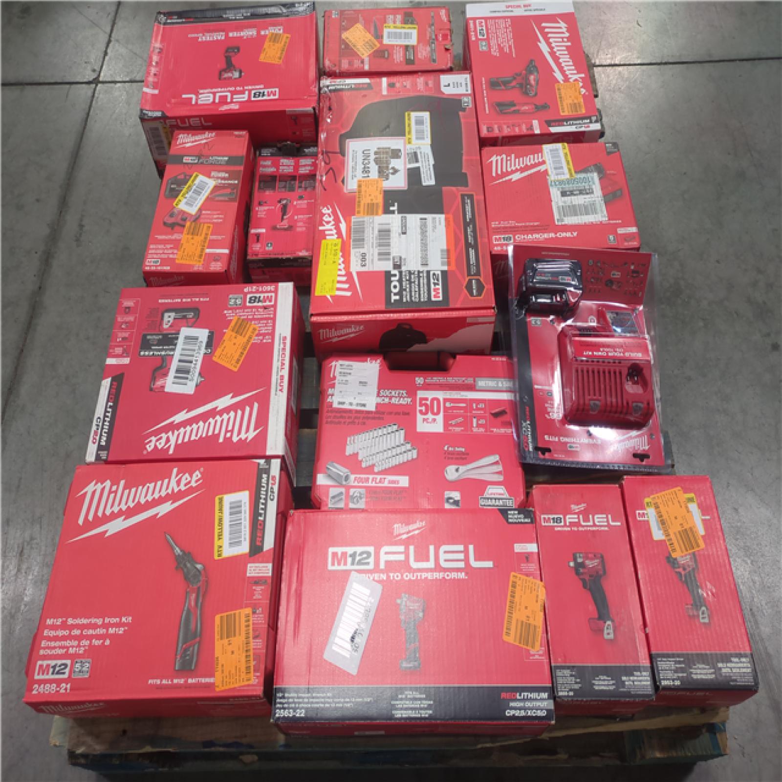 CALIFORNIA AS-IS MILWAUKEE PALLET