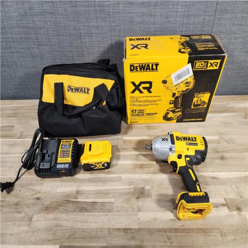 HOUSTON LOCATION - AS-IS (APPEARS LIKE NEW) DEWALT 20V MAX* XR 1/2 High Torque Impact Wrench with Hog Ring Anvil