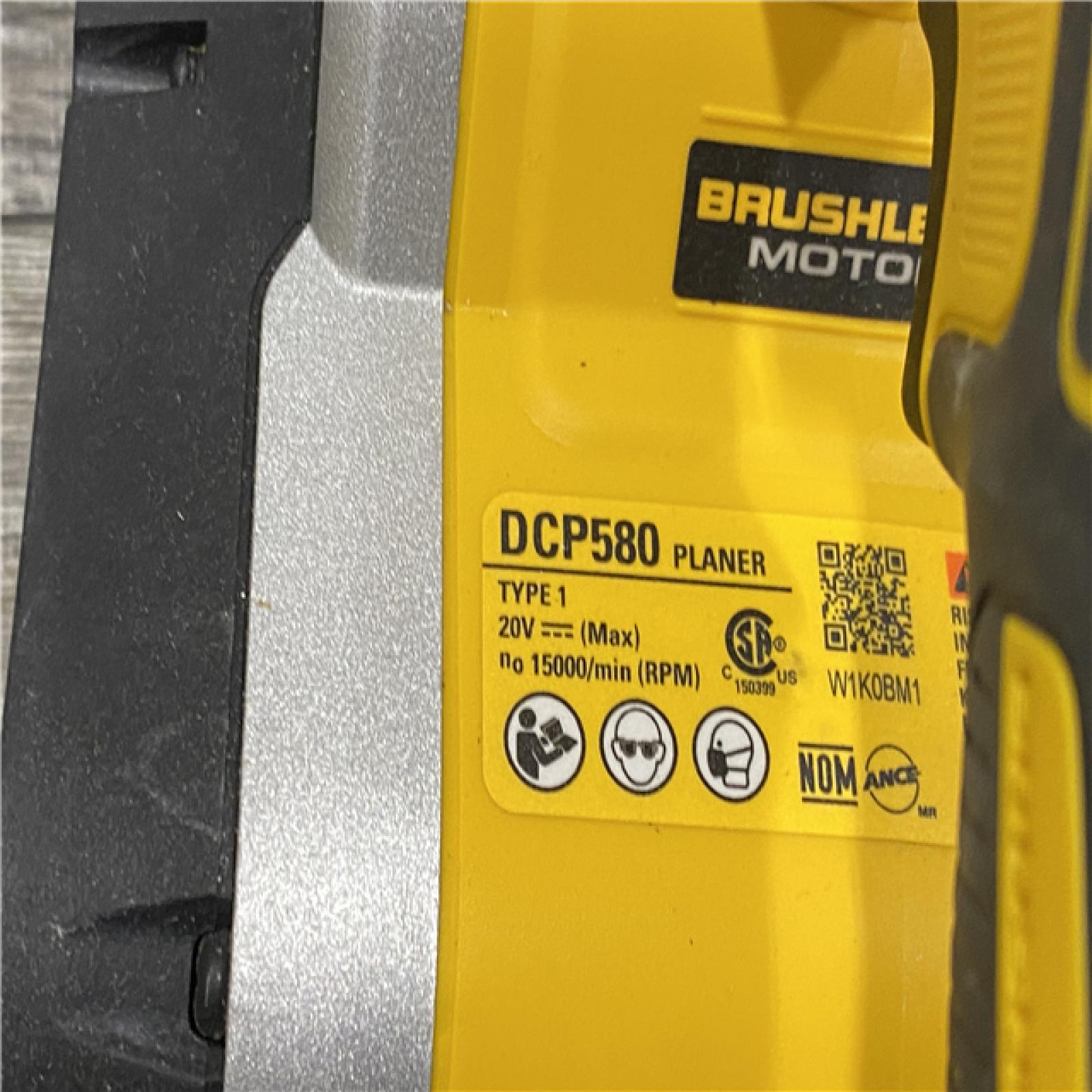 AS-IS DEWALT 20V MAX XR Cordless Brushless 3-1/4 in. Planer (Tool Only)