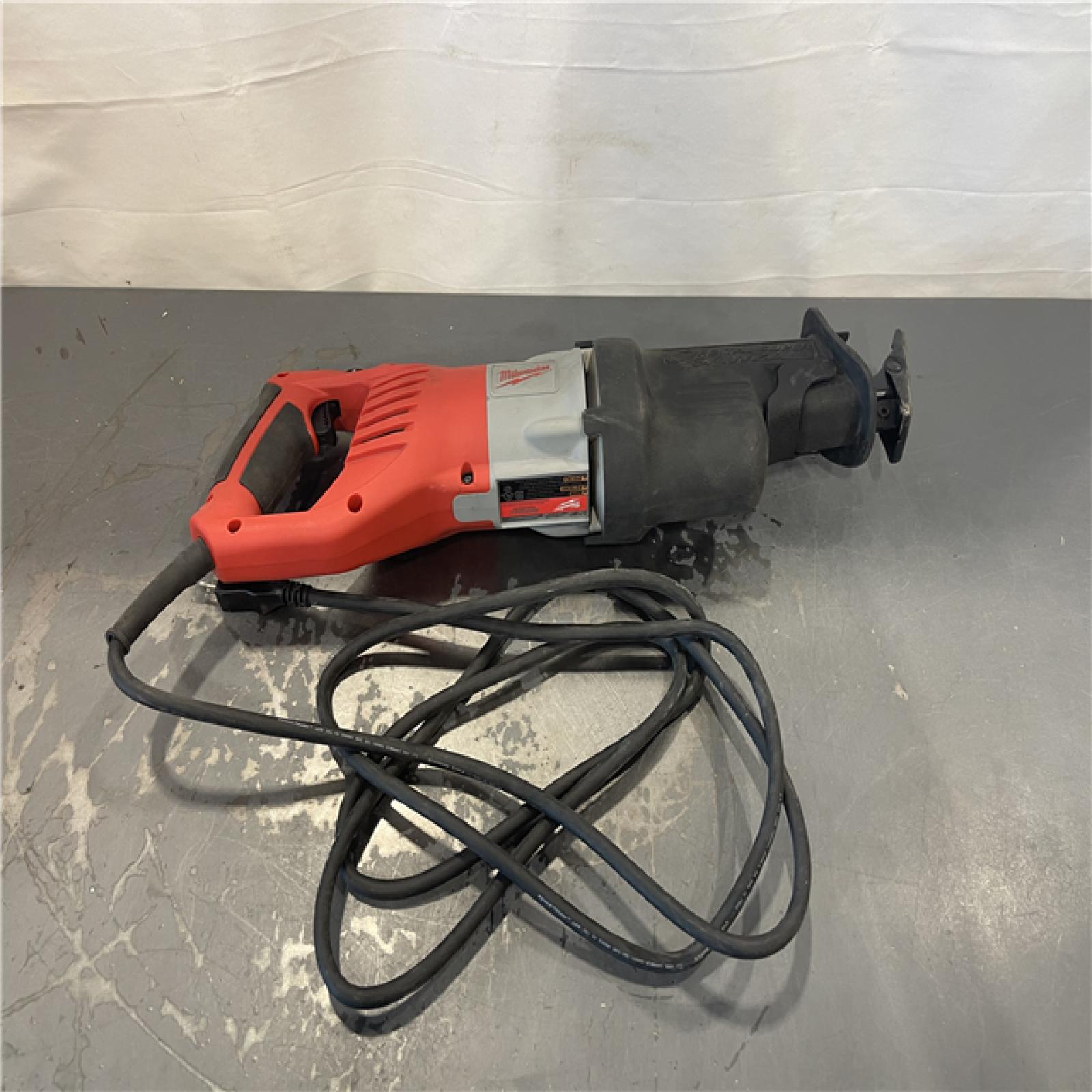 AS-IS- Milwaukee 15.0 Amp Super Sawzall Reciprocating Saw with Carrying Case