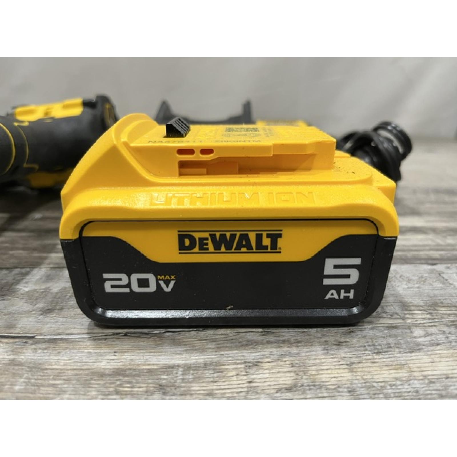 AS-IS DEWALT ATOMIC 20V Lithium-Ion Cordless 1/2 in. Hammer Drill Kit