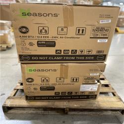 DALLAS LOCATION- Seasons 8800 BTU 12.8 EER 230V Air Conditioner PALLET (2 UNITS)