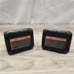 AS-IS Milwaukee M12 12V Lithium-Ion XC High Output 5.0 Ah Battery Pack (2-Pack) Starter Kit