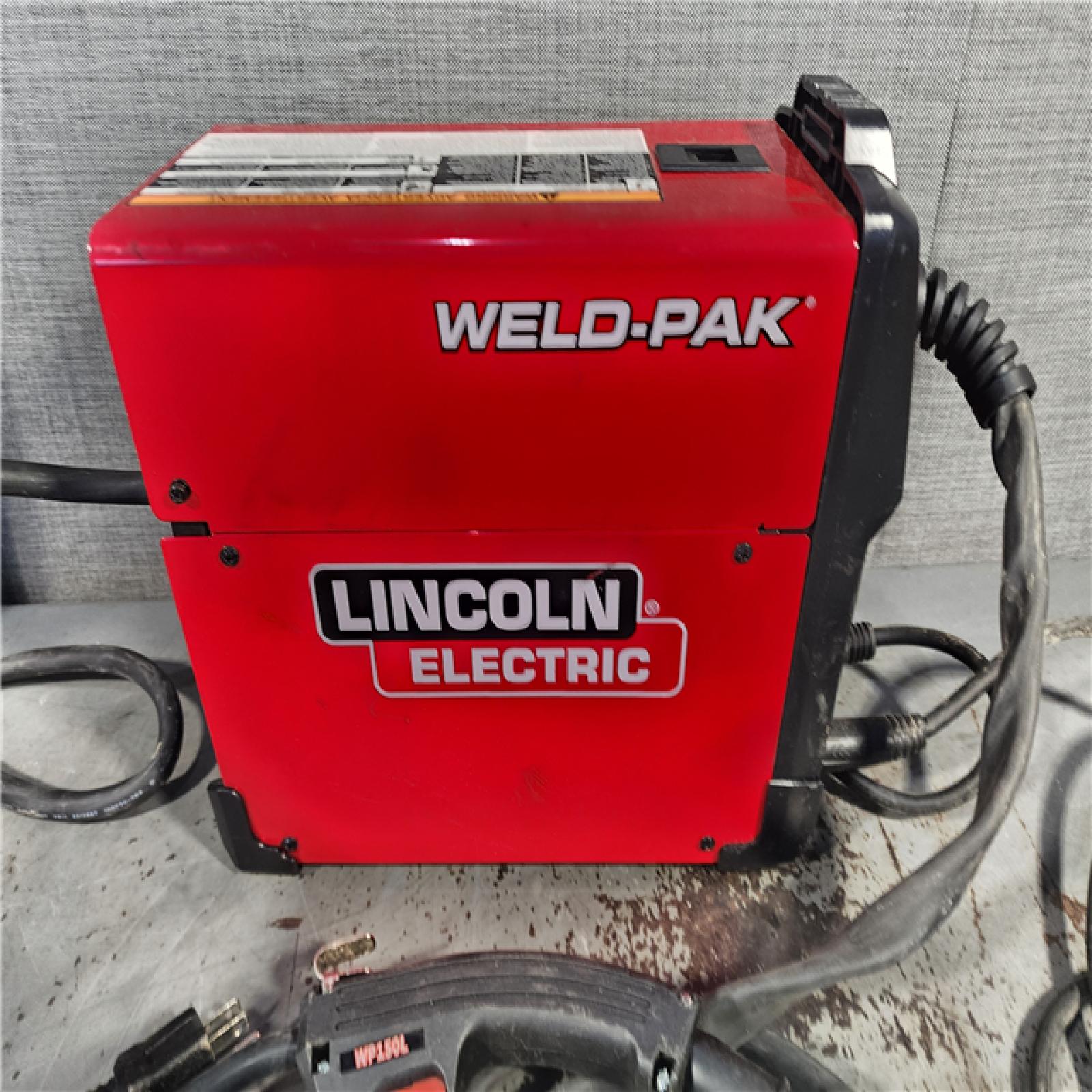 HOUSTON LOCATION - AS-IS Lincoln Electric WELD-PAK 90i MIG and Flux-Cored Wire Feeder Welder with Gas Regulator