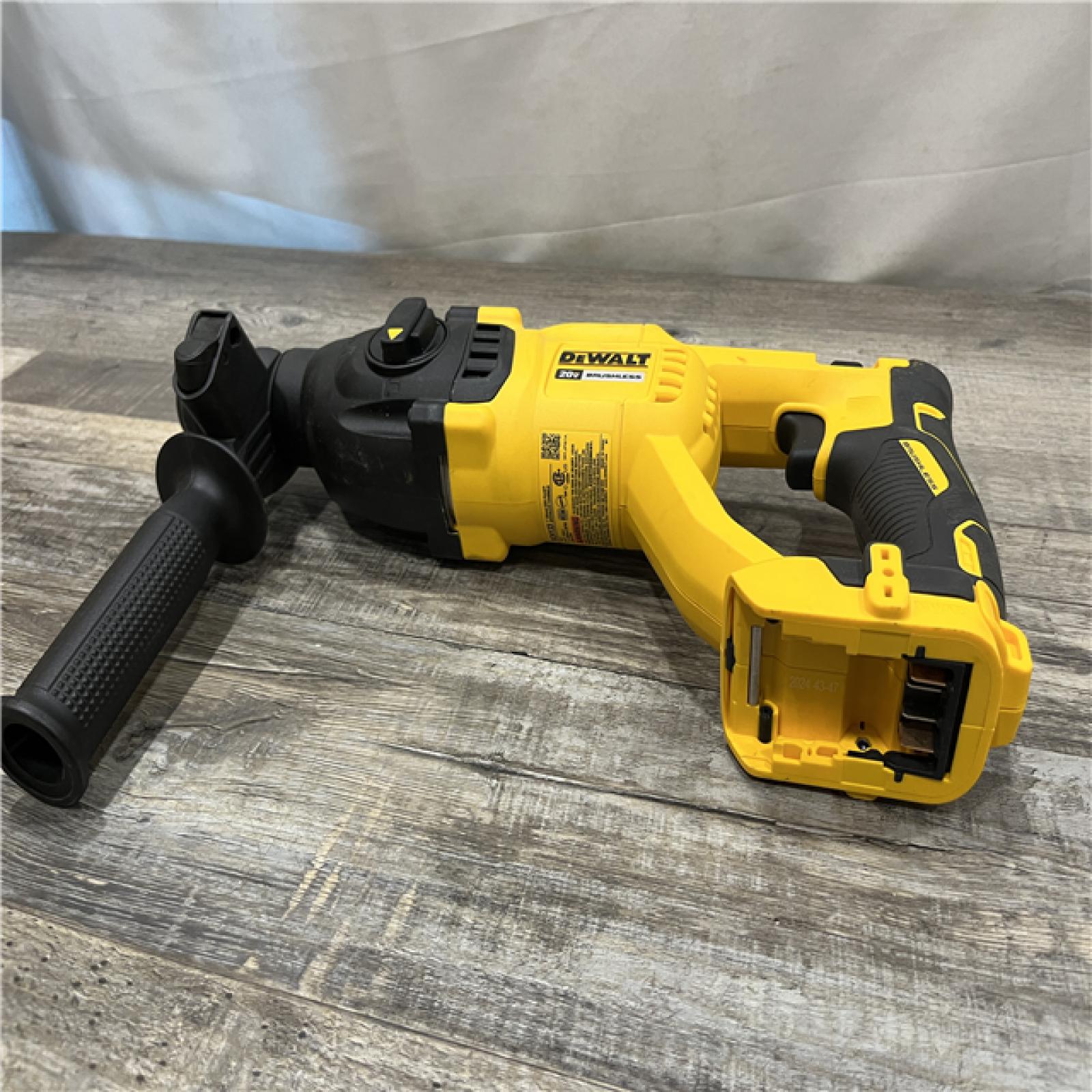 AS-IS DEWALT 20V MAX Cordless Brushless 1 in. SDS Plus D-Handle Concrete and Masonry Rotary Hammer (Tool Only)