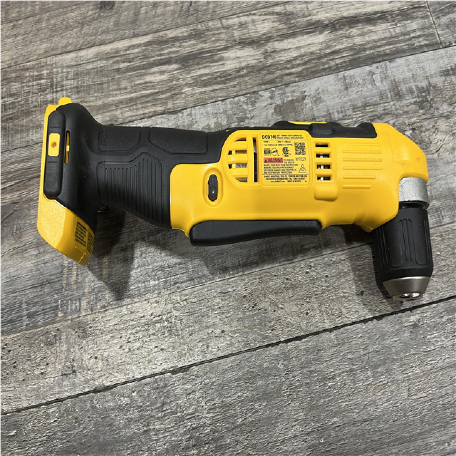 AS-IS DEWALT 20V MAX Cordless 3/8 in. Right Angle Drill/Driver (Tool Only)