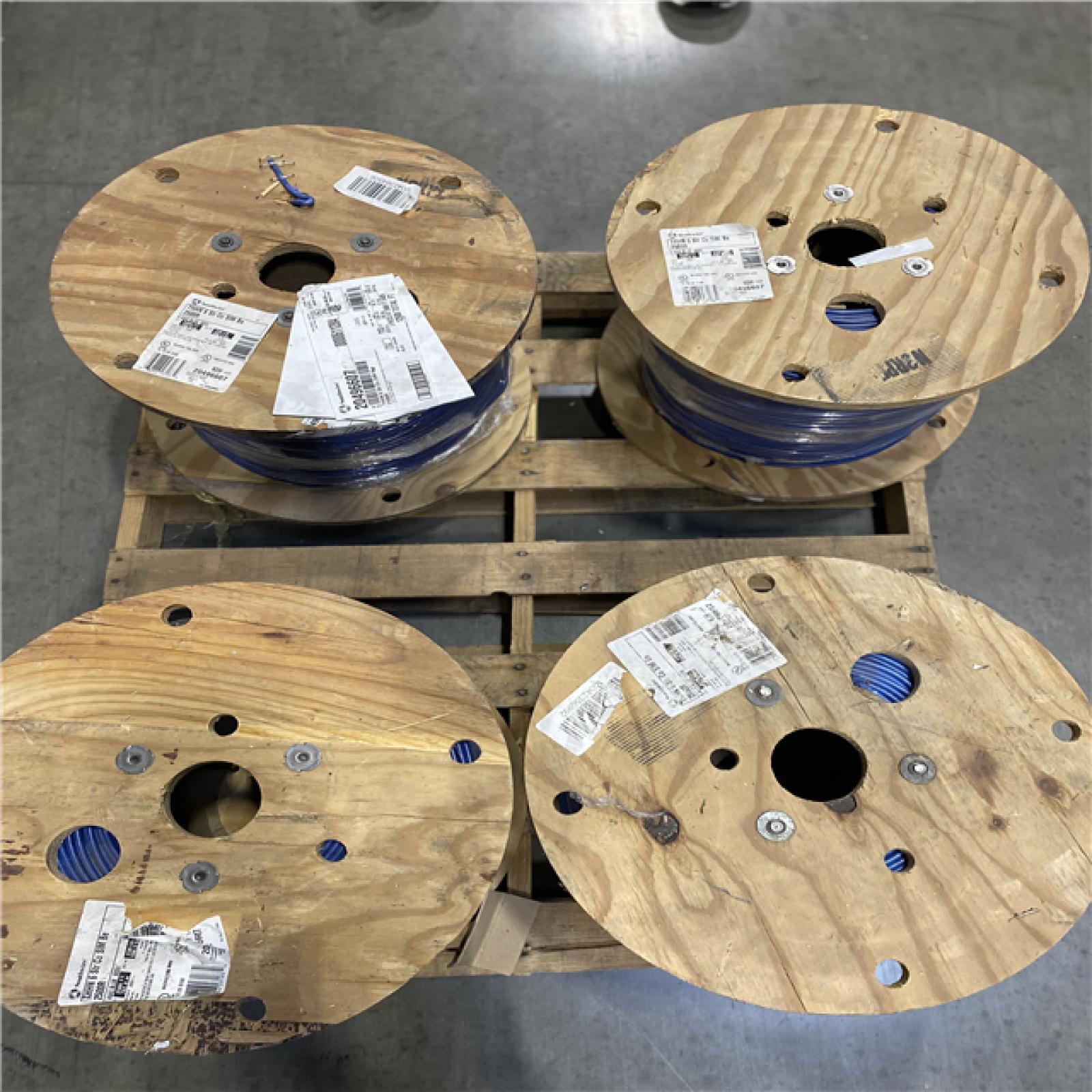 DALLAS LOCATION- Southwire 2,500 ft. 6 Blue Stranded CU SIMpull THHN Wire (SEE NOTES) PALLET-(4 UNITS)