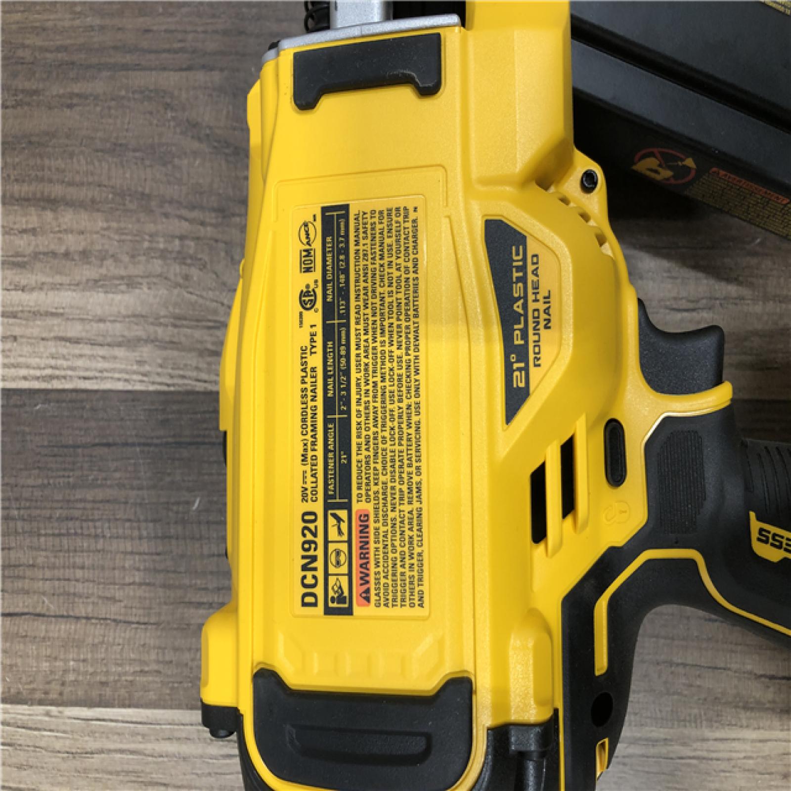 AS-IS DEWALT 20-Volt 21° Cordless Framing Nailer (Tool-Only)