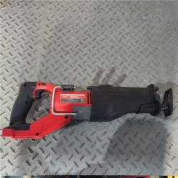 HOUSTON Location-AS-IS-Milwaukee 2722-20 18V M18 FUEL SUPER SAWZALL Lithium-Ion Brushless Cordless Orbital Reciprocating Saw (Tool Only) APPEARS IN NEW Condition