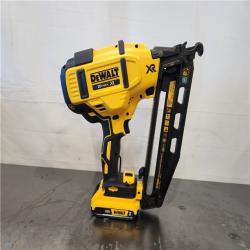AS-IS- DeWalt DCN660D1 20V 16 Gauge Cordless Angled Finish Nailer Kit W/ 2Ah Battery