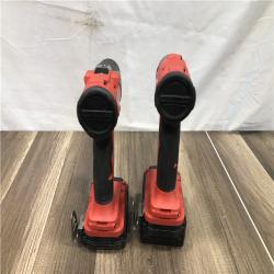 AS-IS Milwaukee 18-Volt Lithium-Ion Brushless Cordless Compact Hammer Drill/Impact Combo Kit