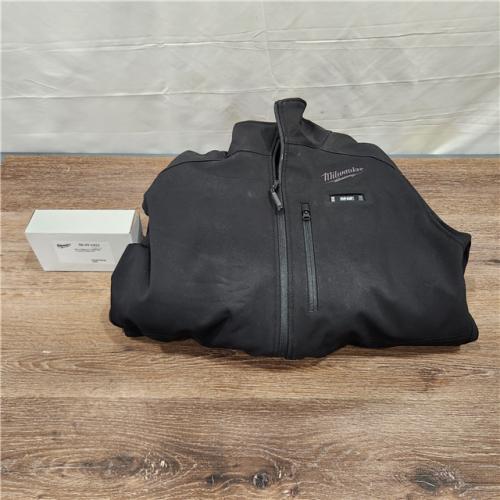 AS-IS Milwaukee M12 Black Heated Toughshell Jacket Kit
