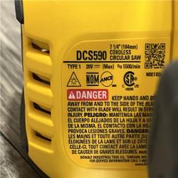 AS-IS DEWALT 20-Volt MAX 7-1/4 in. Cordless Circular Saw (Tool Only)