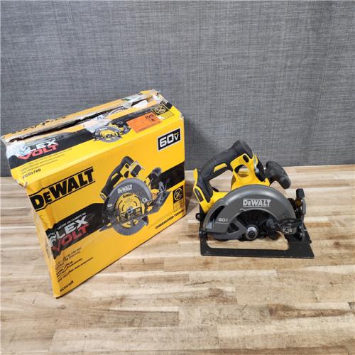 HOUSTON LOCATION - AS-IS DEWALT FLEXVOLT 60V MAX Cordless Brushless 7-1/4 in. Circular Saw with Brake (Tool Only)