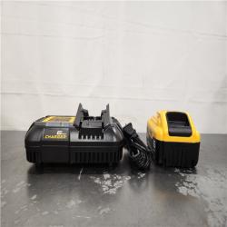 AS-IS- DEWALT 20V MAX Lithium-Ion 6.0 Ah Battery and Charger
