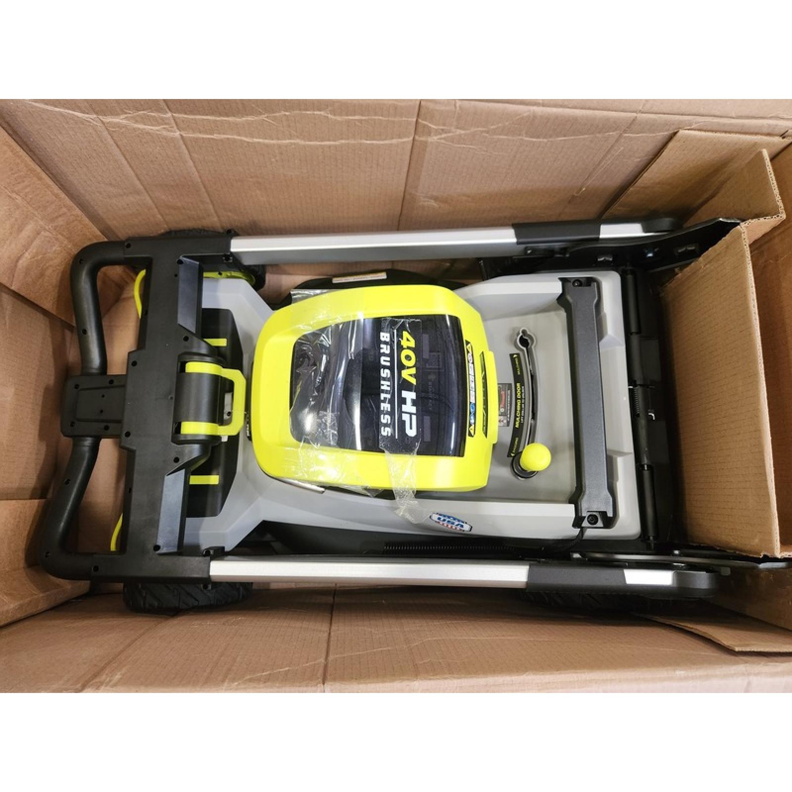 Phoenix NEW RYOBI 40V HP Brushless 21 Whisper Series Cordless Walk-Behind Multi-Blade Push Lawn Mower - (2) 6.0 Ah Batteries & Charger