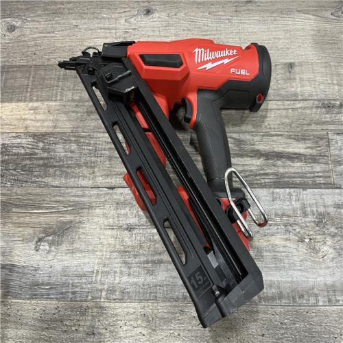 AS-IS Milwaukee FUEL 18-Volt Lithium-Ion Brushless Cordless Gen II 15-Gauge Angled Finish Nailer (Tool-Only)