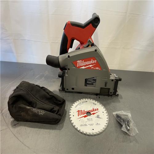AS-IS - Milwaukee M18 FUEL 18V Lithium-Ion Cordless Brushless 6-1/2 in. Plunge Cut Track Saw