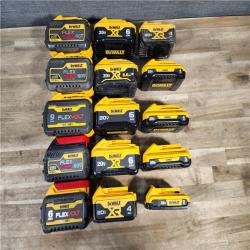 HOUSTON LOCATION - AS-IS DEWALT BATTERY PACK QTY - 15