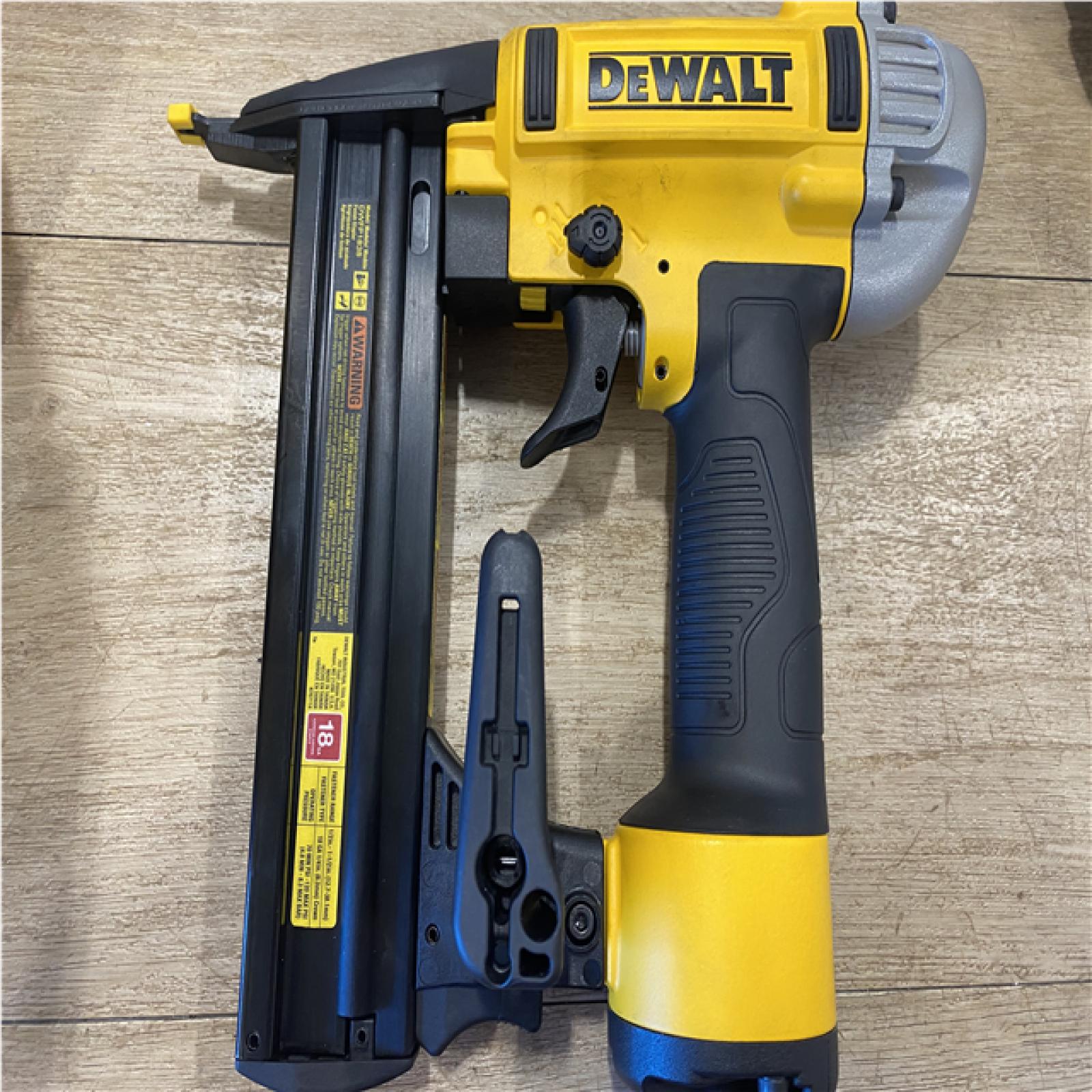 AS-IS DEWALT Pneumatic 18-Gauge 1/4 in. Crown Corded Stapler