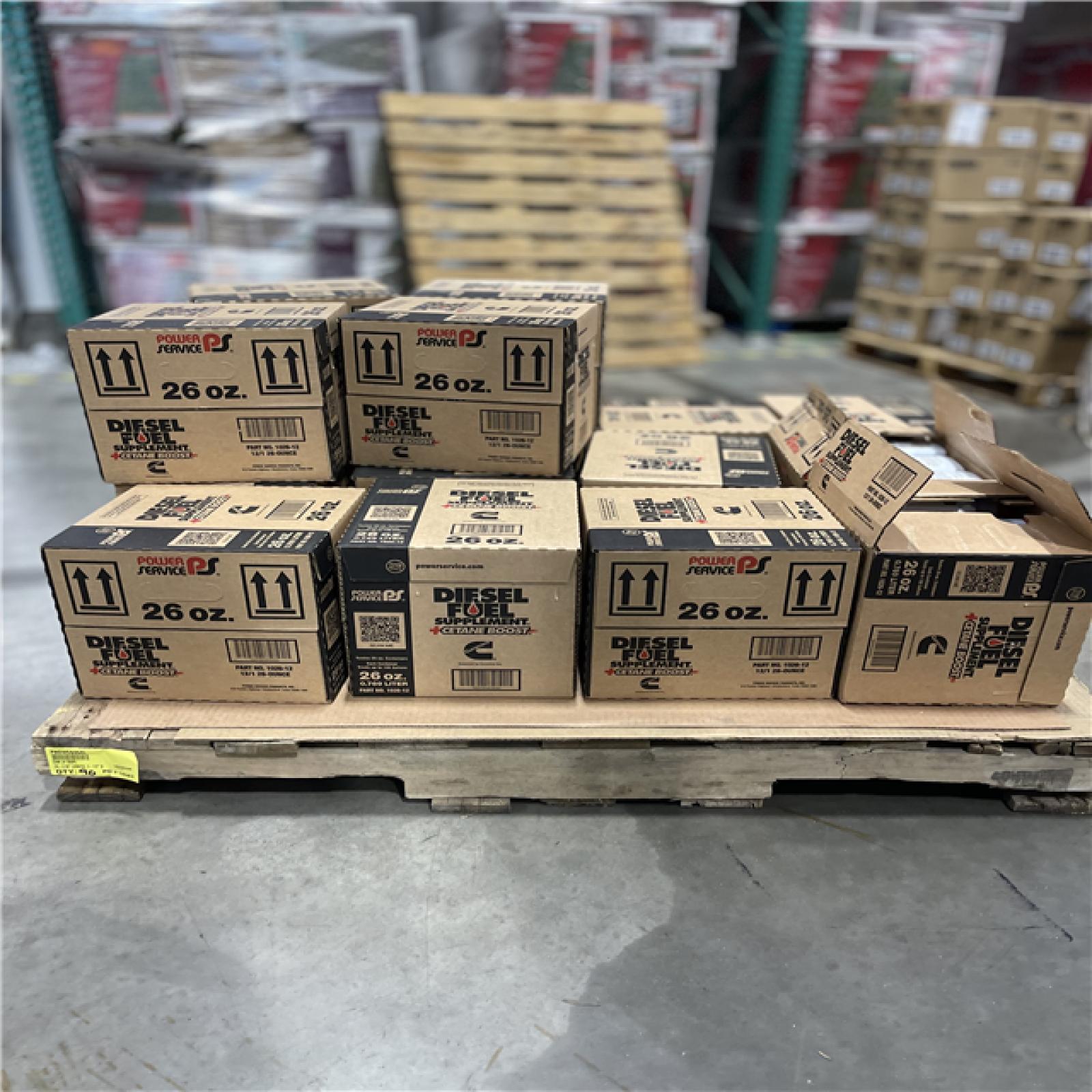 DALLAS LOCATION - POWER SERVICE Fuel Anti-Gel Diesel Fuel Supplement +Cetane Boost Diesel 26 oz PALLET-(16 CASES)