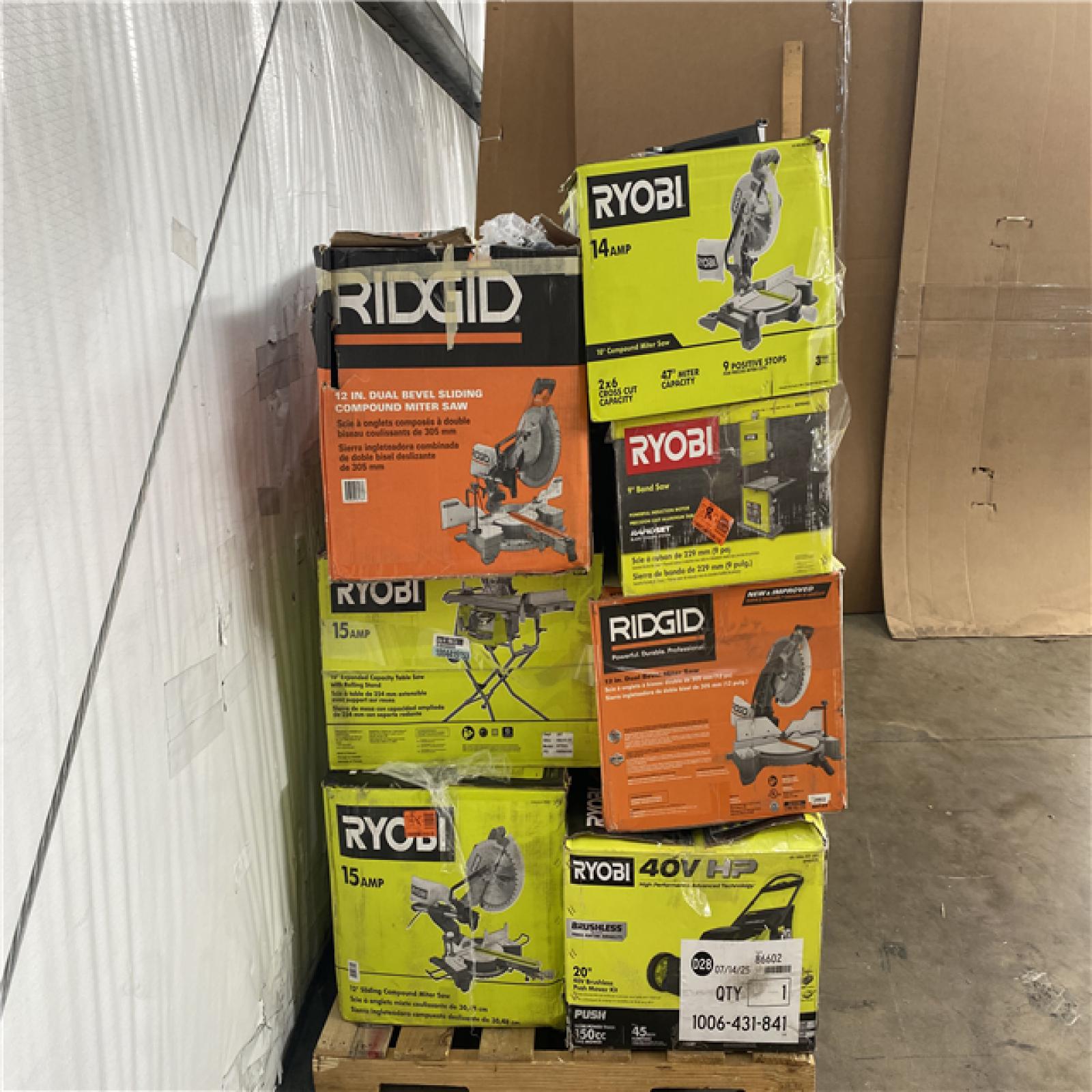 Houston Location AS IS - Tool Pallet