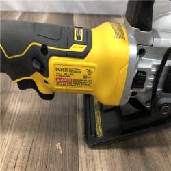 AS-IS DEWALT ATOMIC 20V MAX Cordless Brushless 4-1/2 in. Circular Saw (Tool Only)
