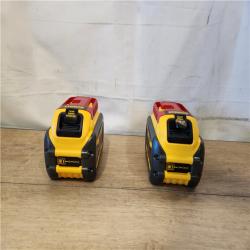 AS-IS- DEWALT FLEXVOLT 20V/60V MAX Lithium-Ion 6.0Ah Battery Pack (2 Pack)