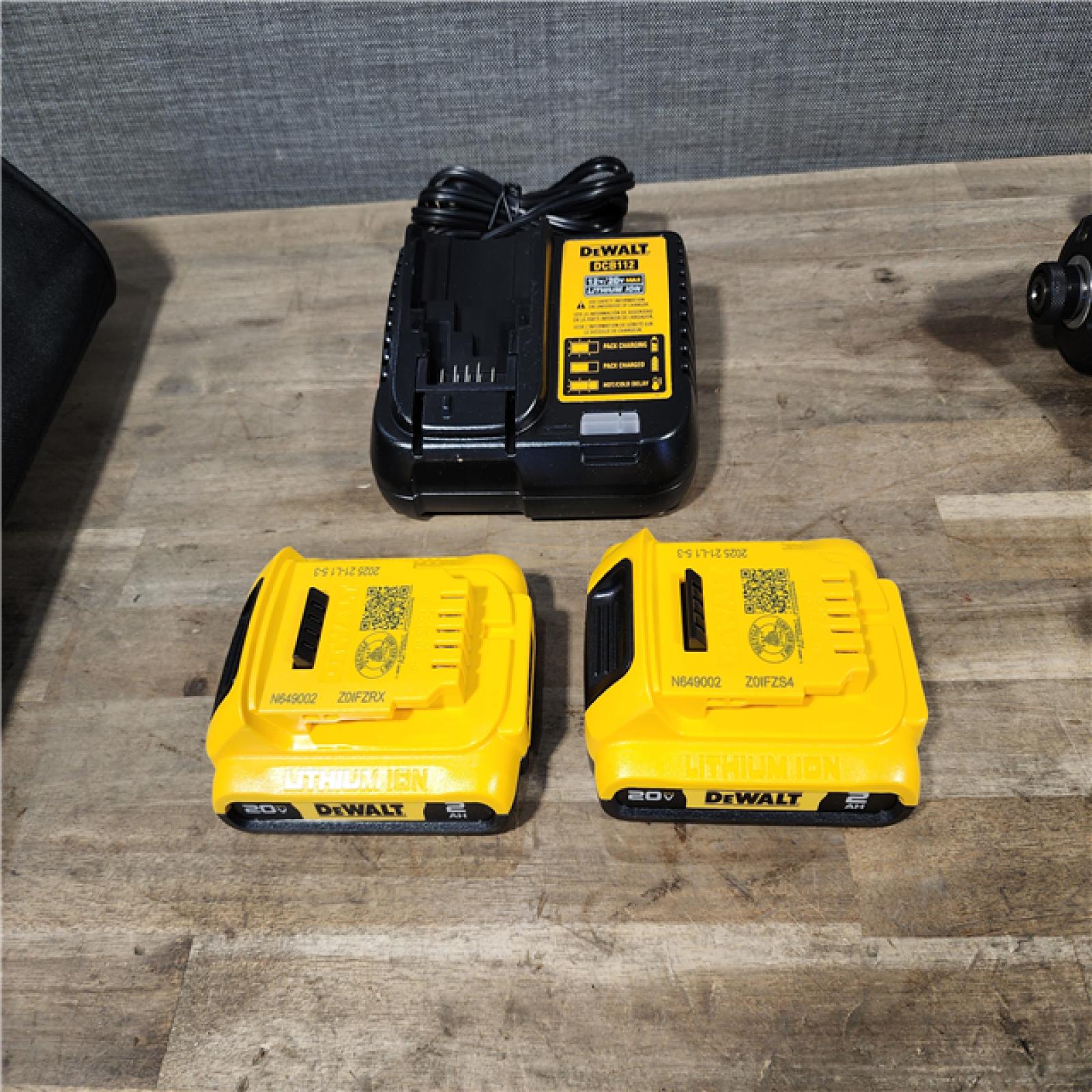 HOUSTON LOCATION - AS-IS DeWalt 20V MAX ATOMIC Cordless Brushless 3-Tool Combo Kit
