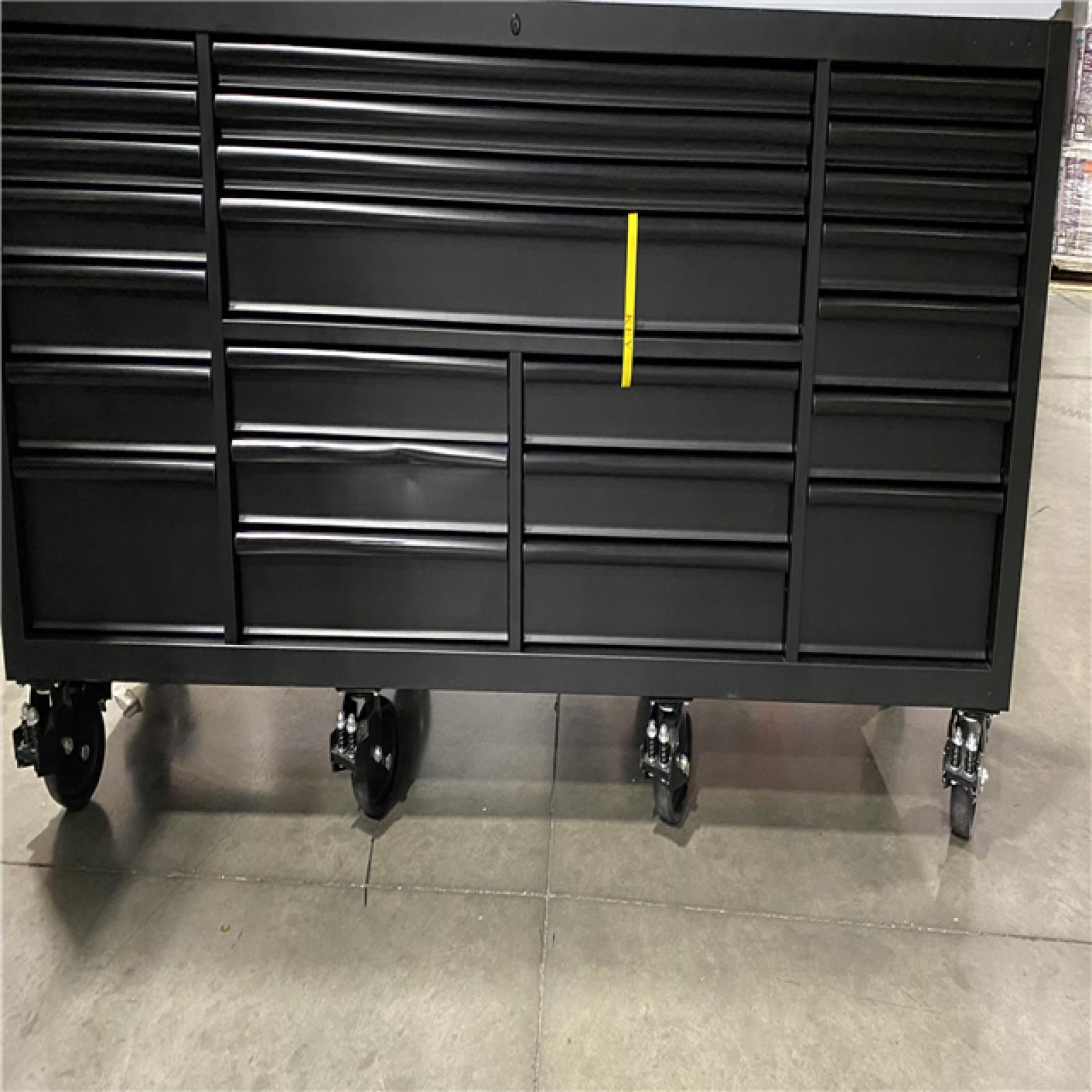 DALLAS LOCATION- AS-IS HUSKY MATTE BLACK MOBILE WORKBENCH