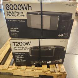 Phoenix NEW EcoFlow Battery Generator 6144Wh Delta Pro Ultra w/Smart Home Panel 2 7200W Output  LFP Power Station Home Backup  Push-Button