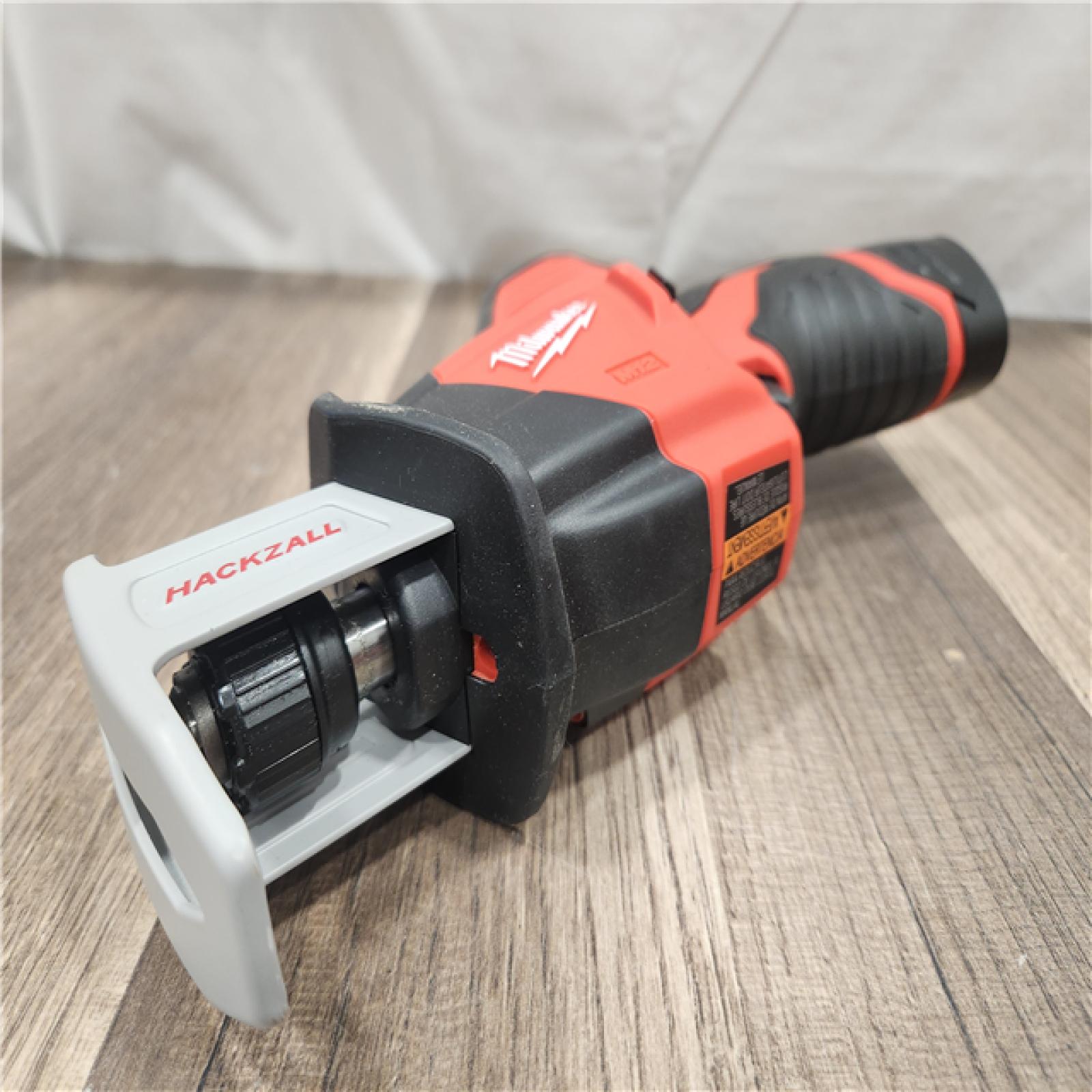 AS-IS- Milwaukee 12V 1.5Ah Cordless Straight Handle Reciprocating Saw Kit