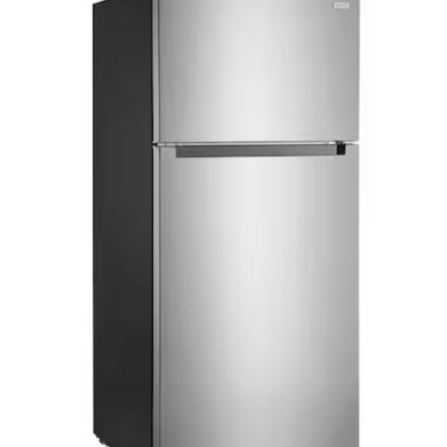 DALLAS LOCATION - NEW! Vissani 18 cu. ft. Top Freezer Refrigerator in Stainless Steel Look