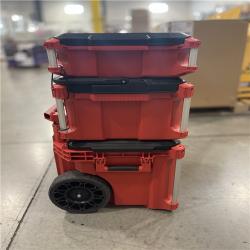 AS-IS - Milwaukee PACKOUT 22 in. Rolling Tool Box, 22 in. Large Tool Box and 22 in. Medium Tool Box ProSystem Low Profile Handle