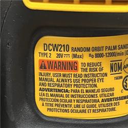 AS-IS DEWALT 20V MAX XR Cordless Brushless 5 in. Random Orbital Sander Kit